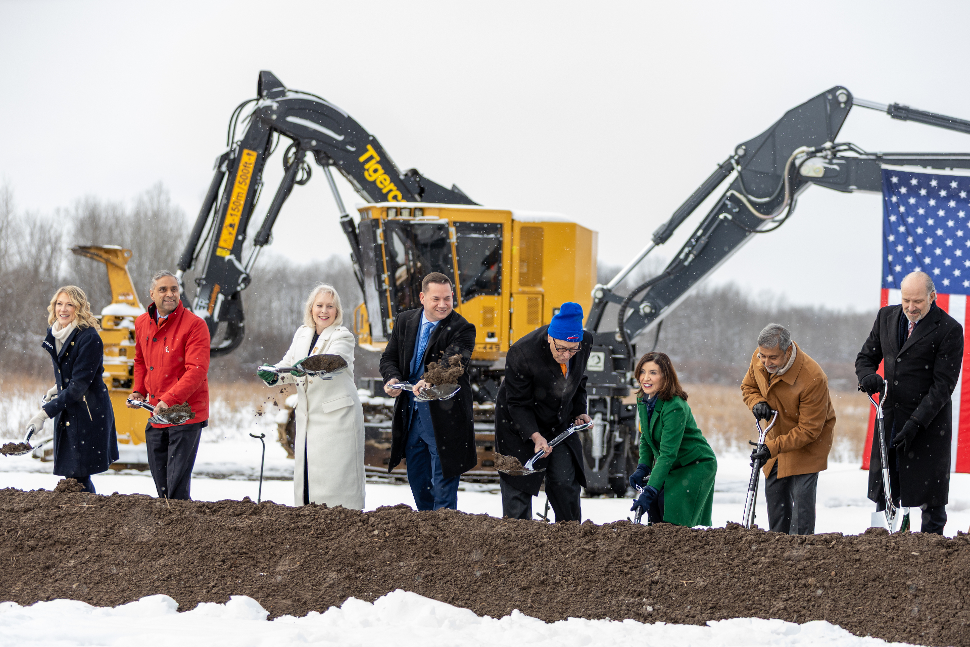 Corporate groundbreaking ceremony